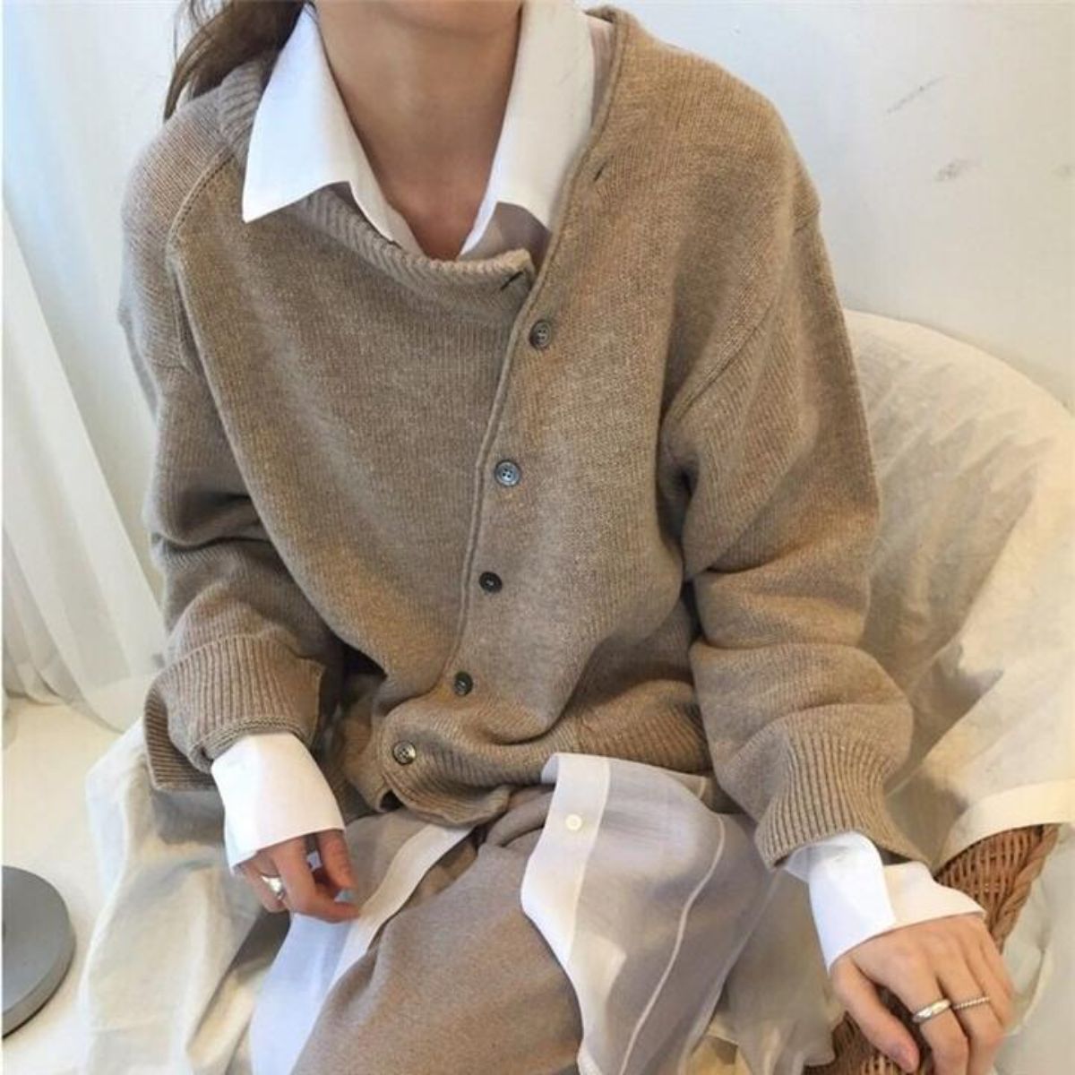 Charlotte™ | Asymmetric cardigan