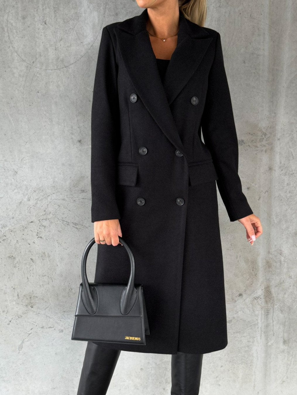 Charlotte™ | Elegant wool long coat