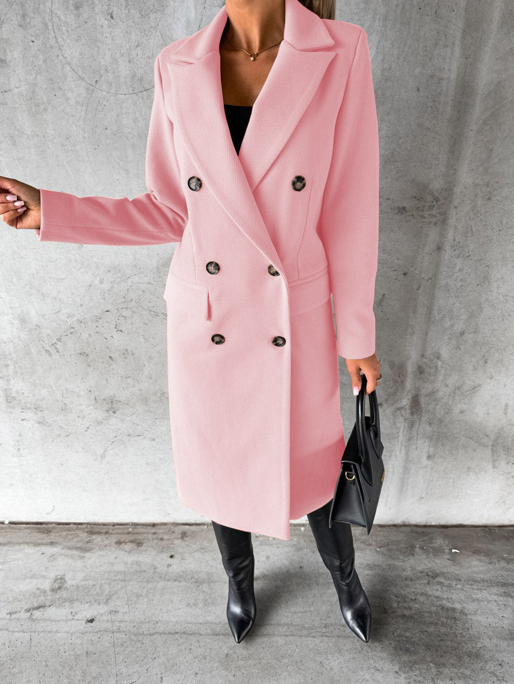 Charlotte™ | Elegant wool long coat