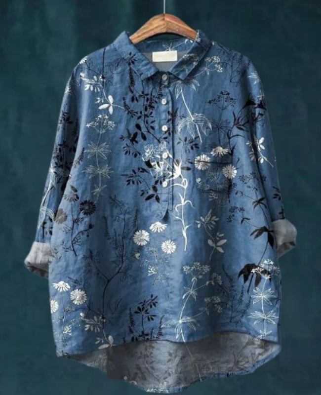 Charlotte™ | Elegant flowered blouse