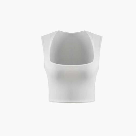 Charlotte™ | Crop Top with Square Neckline
