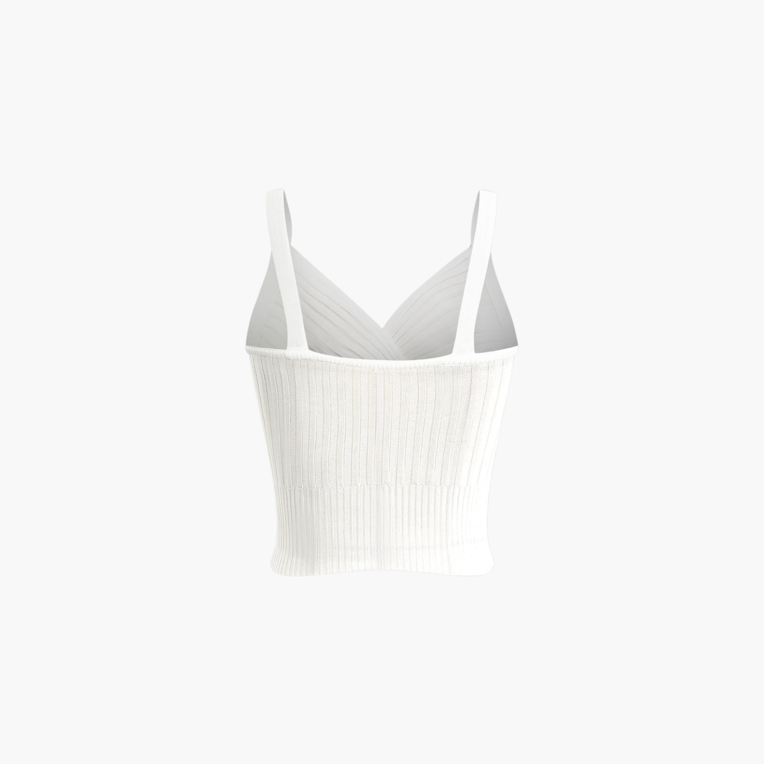 Charlotte™ | Ribbed Wrap Crop Top