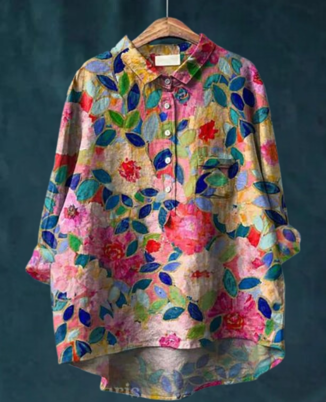 Charlotte™ | Elegant flowered blouse