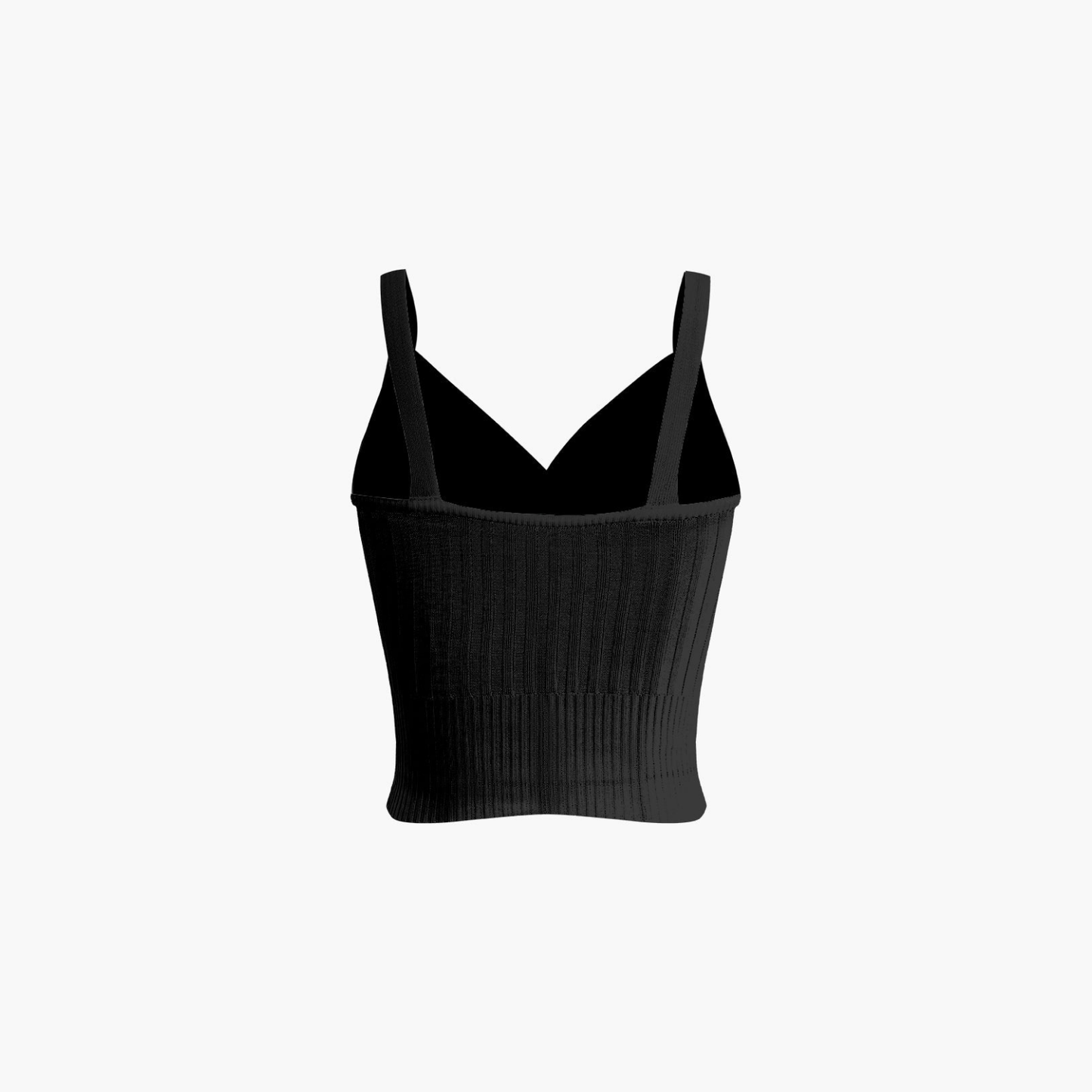 Charlotte™ | Pleated V-Neck Croptop