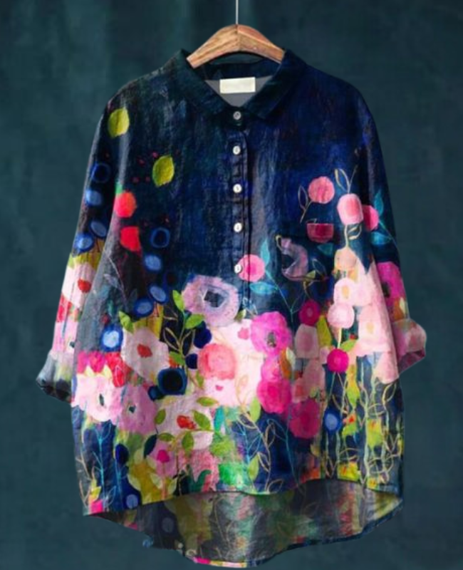 Charlotte™ | Elegant flowered blouse