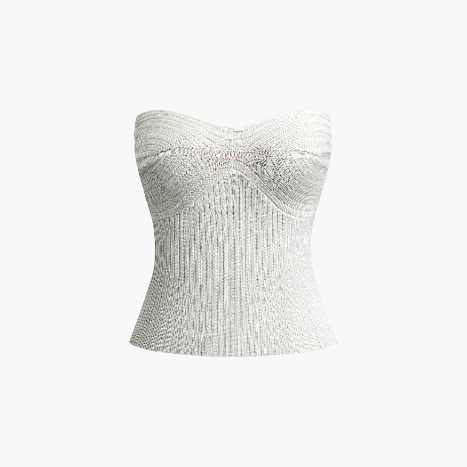 Charlotte™ | Strapless Ribbed Bustier