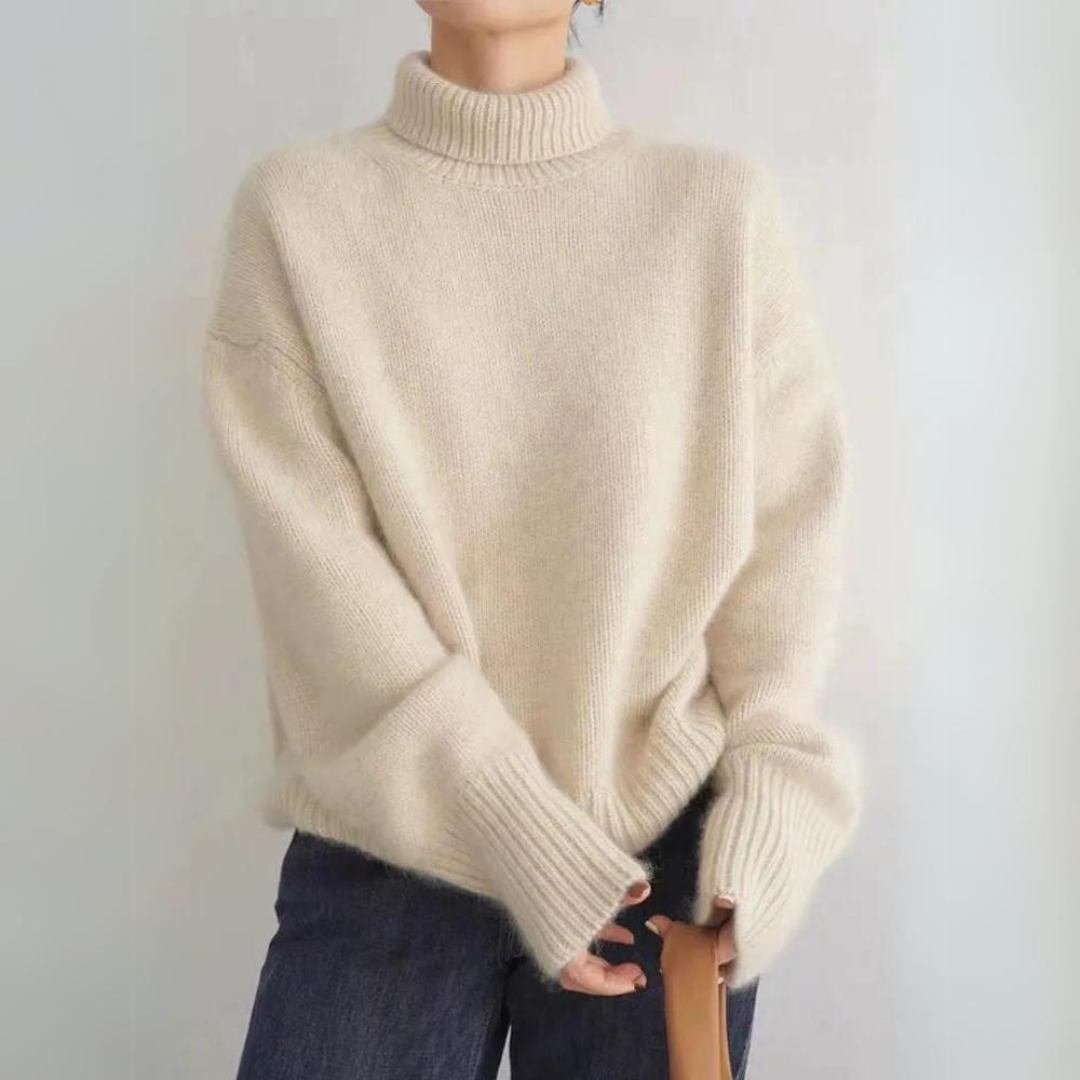 Ava™ | Comfortable, knitted, soft turtleneck jumper