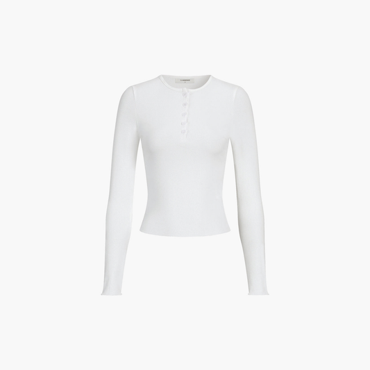 Charlotte™ | Classic Henley Longsleeve