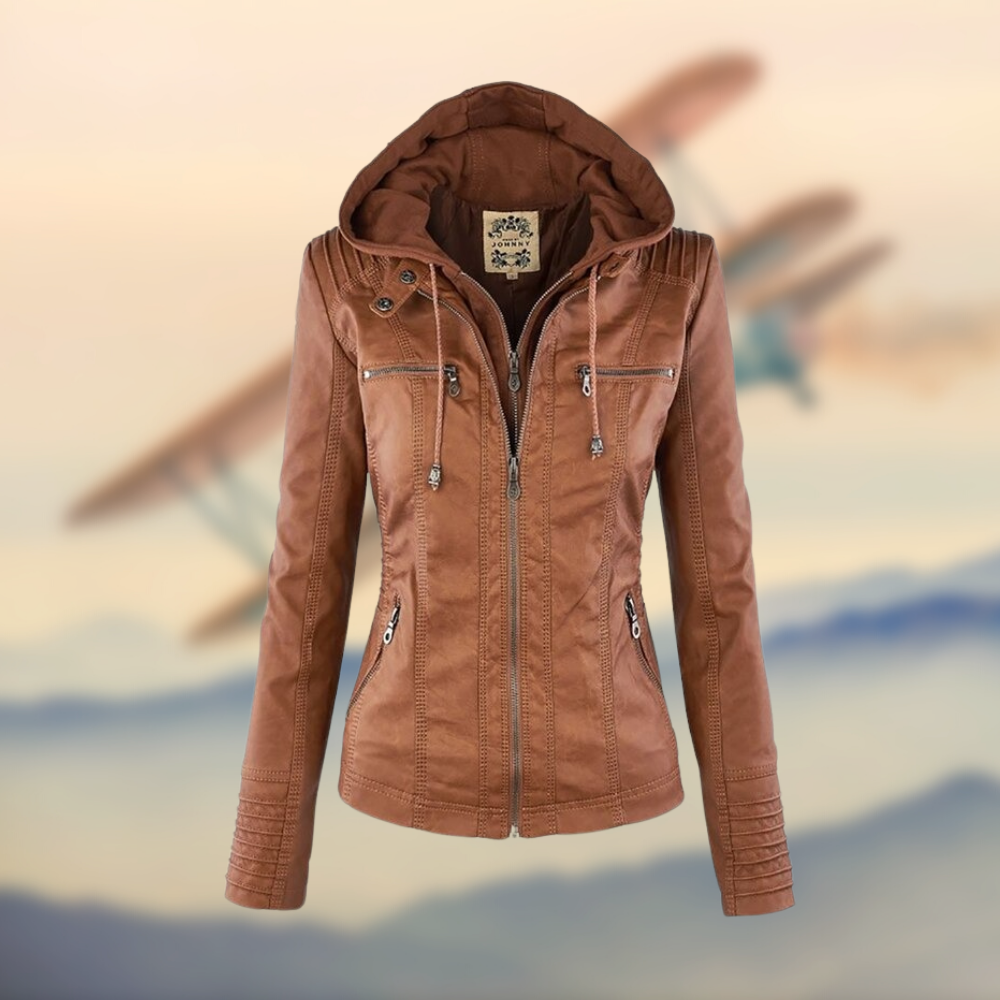 Charlotte™ | Elegant leather jacket