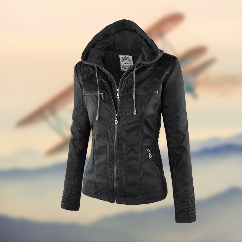 Charlotte™ | Elegant leather jacket