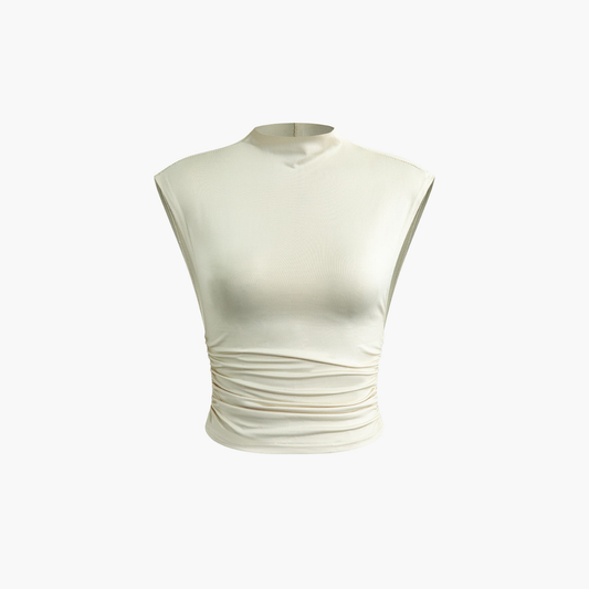 Charlotte™ | Draped High Neck Top