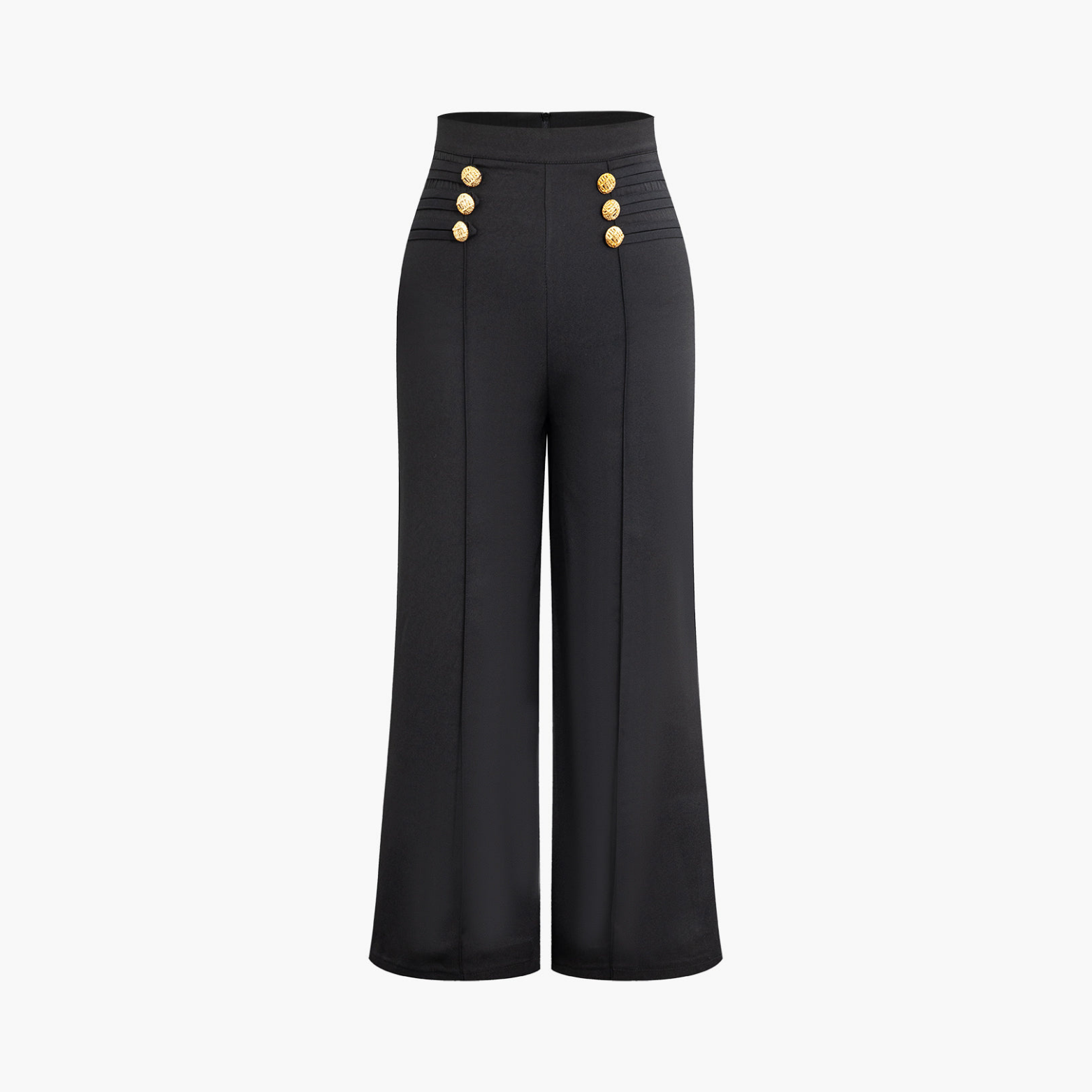 Charlotte™ | High-Waist Mariner Trousers