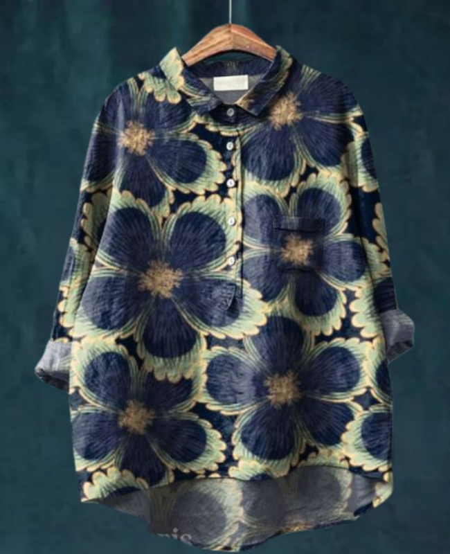 Charlotte™ | Elegant flowered blouse