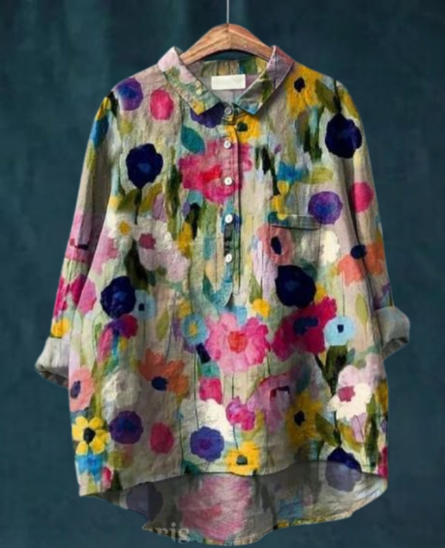 Charlotte™ | Elegant flowered blouse