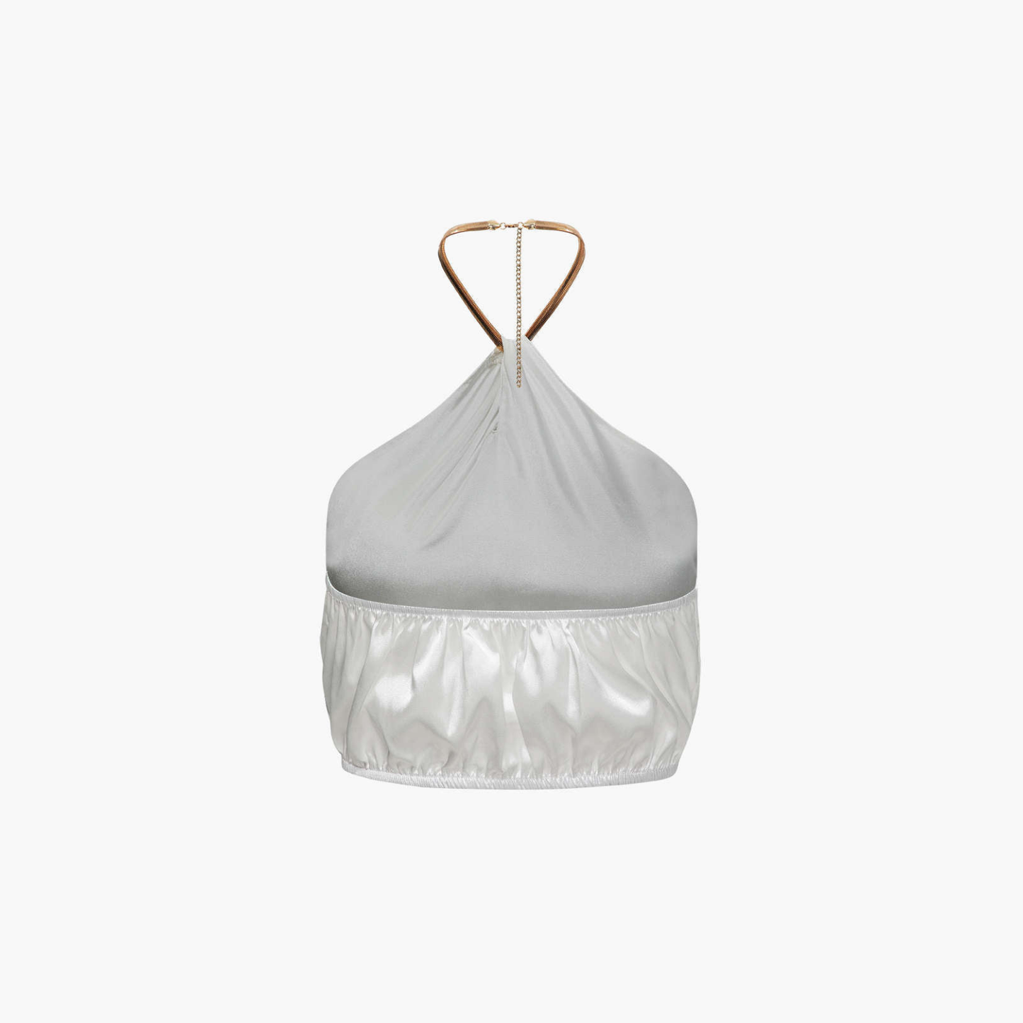 Charlotte™ | Luxury Halter Top with Chain Detail