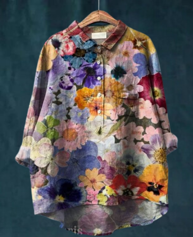 Charlotte™ | Elegant flowered blouse