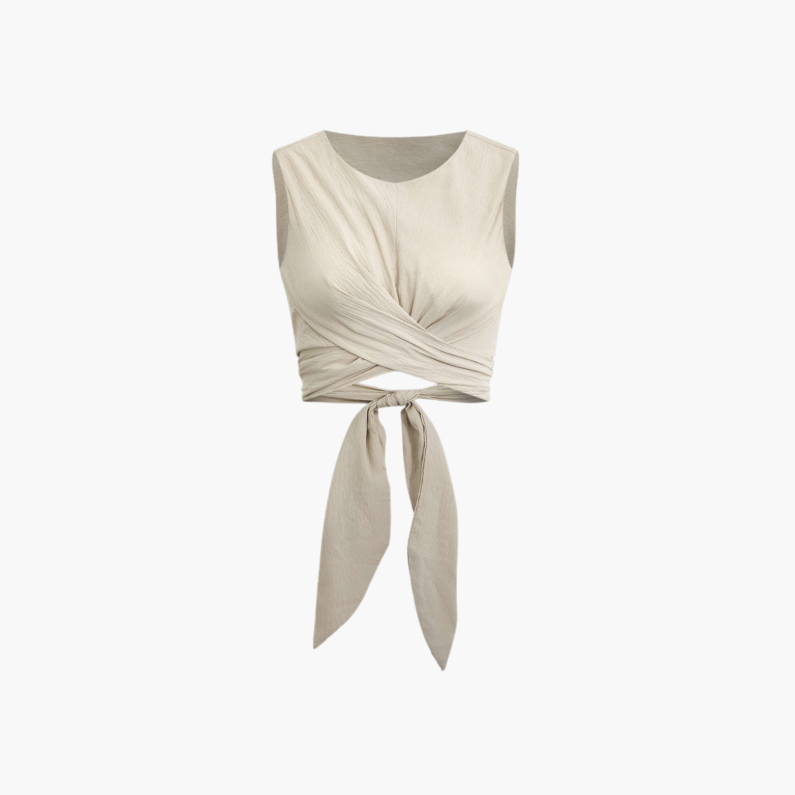 Charlotte™ | Wrap Crop Top with Bow