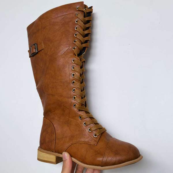 Charlotte™ |  Fashion Low Heel High Cavalier Boots