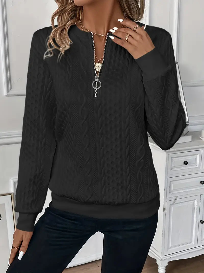 Charlotte™ | Sweater with zipper