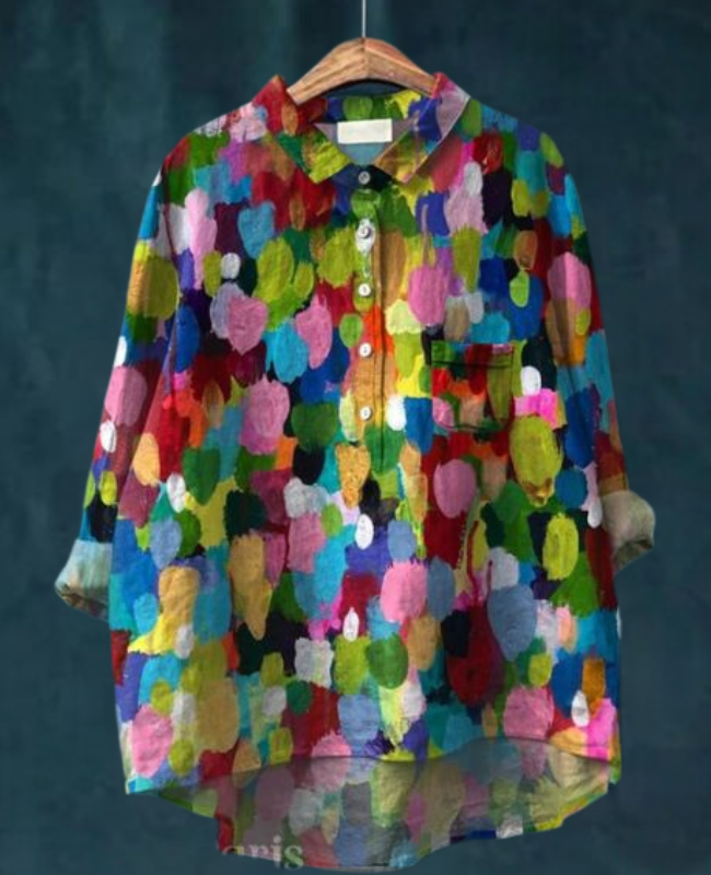 Charlotte™ | Elegant flowered blouse