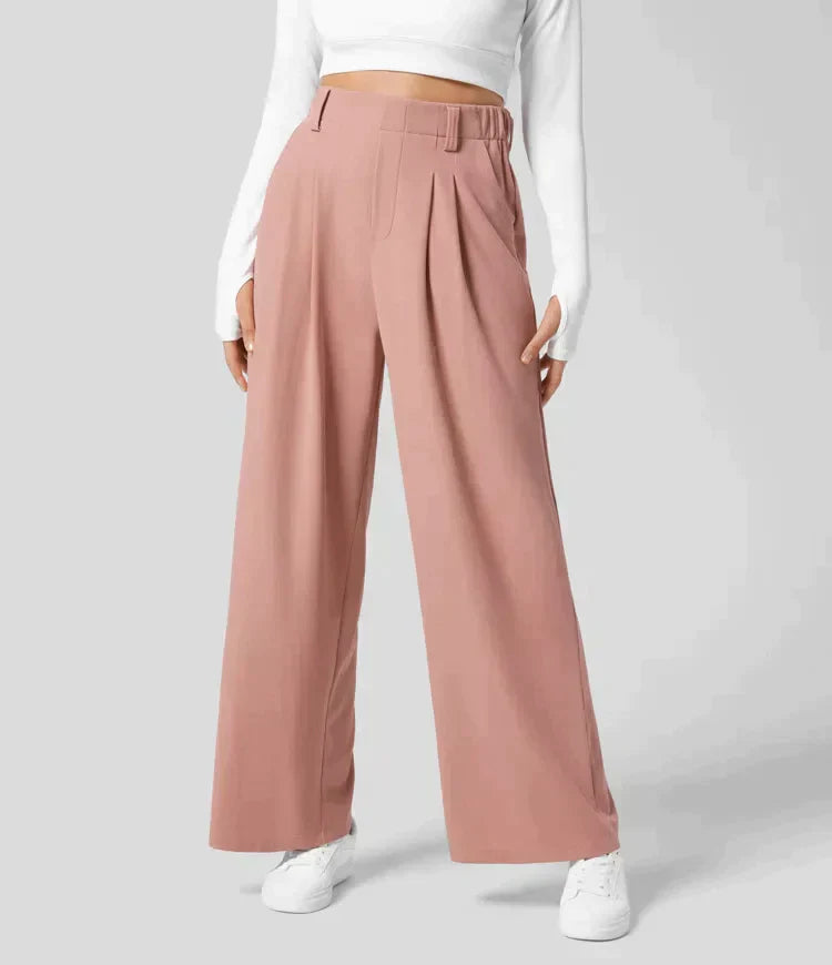 Charlotte™ | Pleated Wide-Leg Trousers