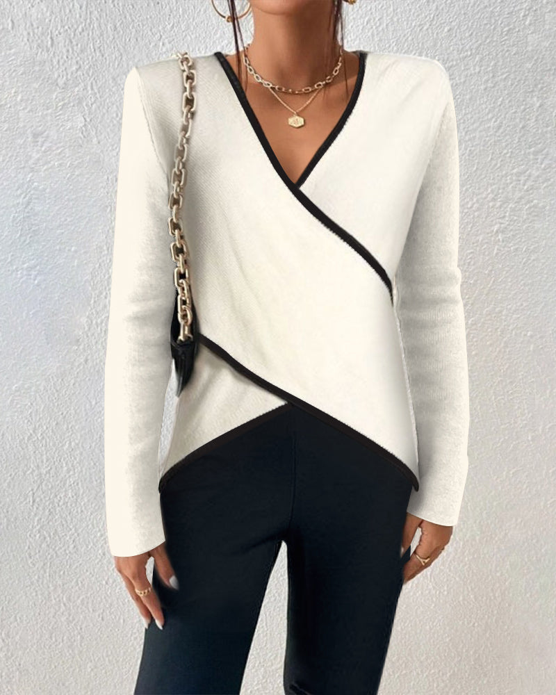 Charlotte™ | Elegant V-neck Sweater