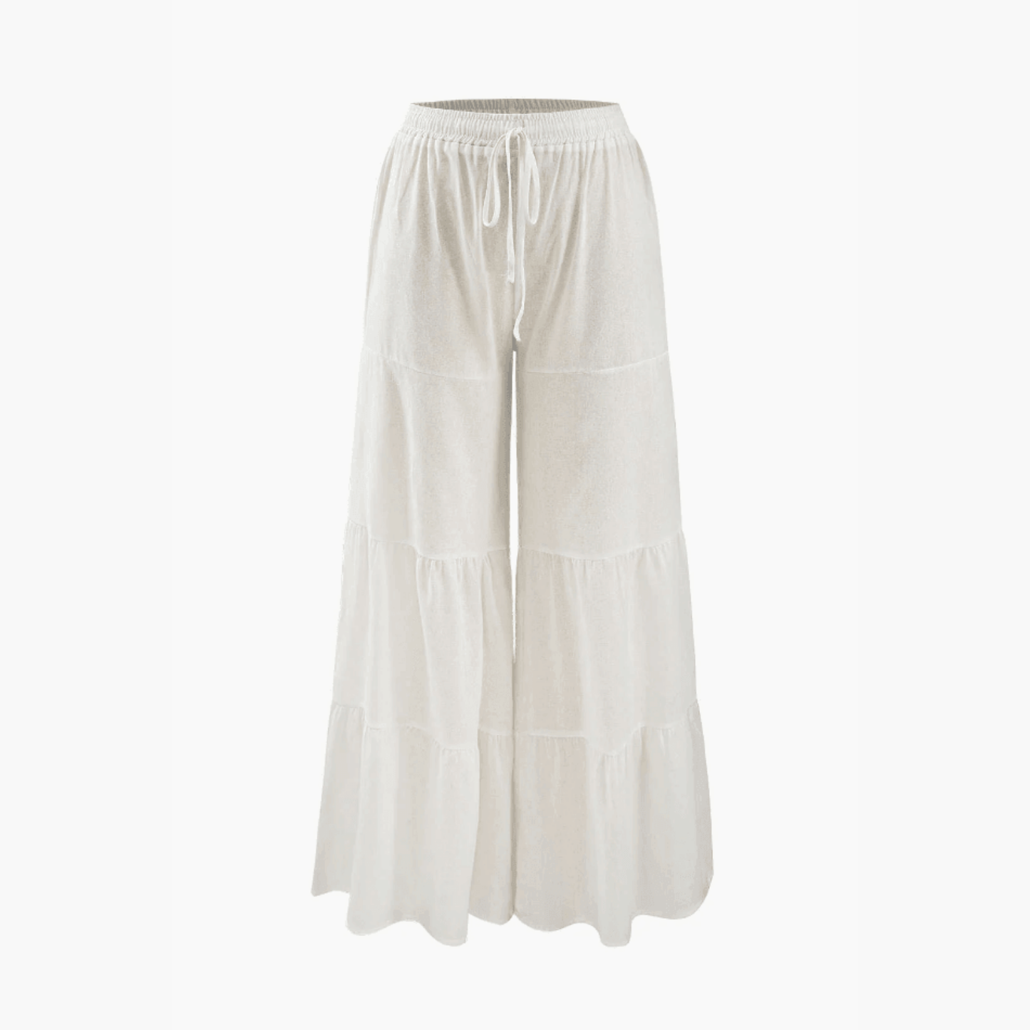 Charlotte™ | Tiered Ruffle Wide-Leg Trousers