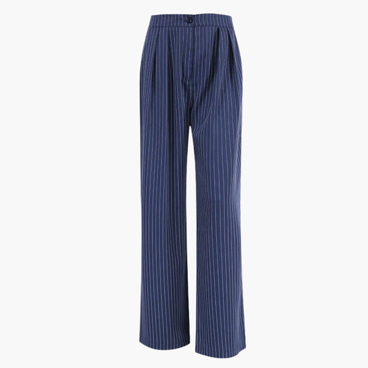Charlotte™ | Striped High-Waisted Wide Trousers