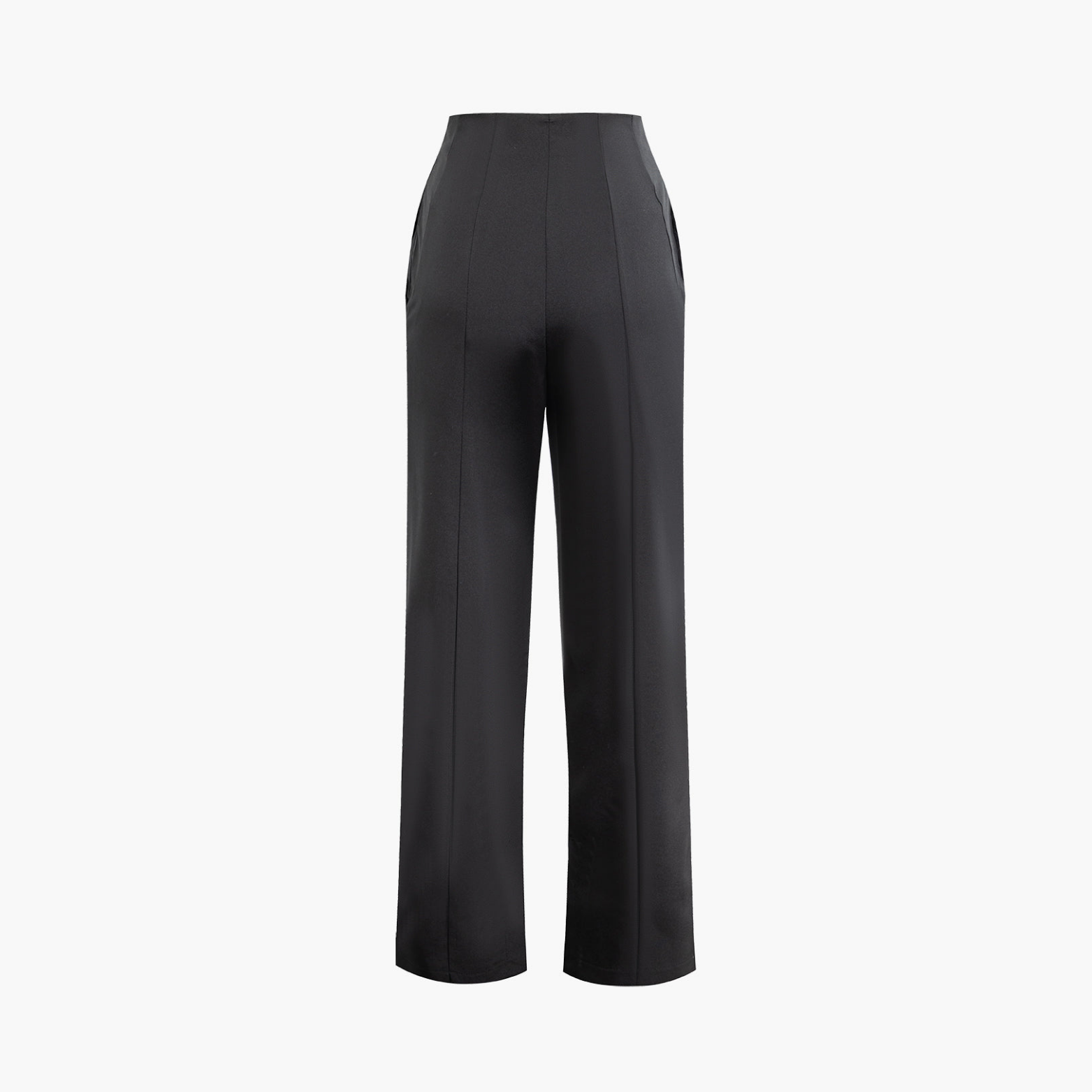 Charlotte™ | Elegant High-Waist Trousers with Folds