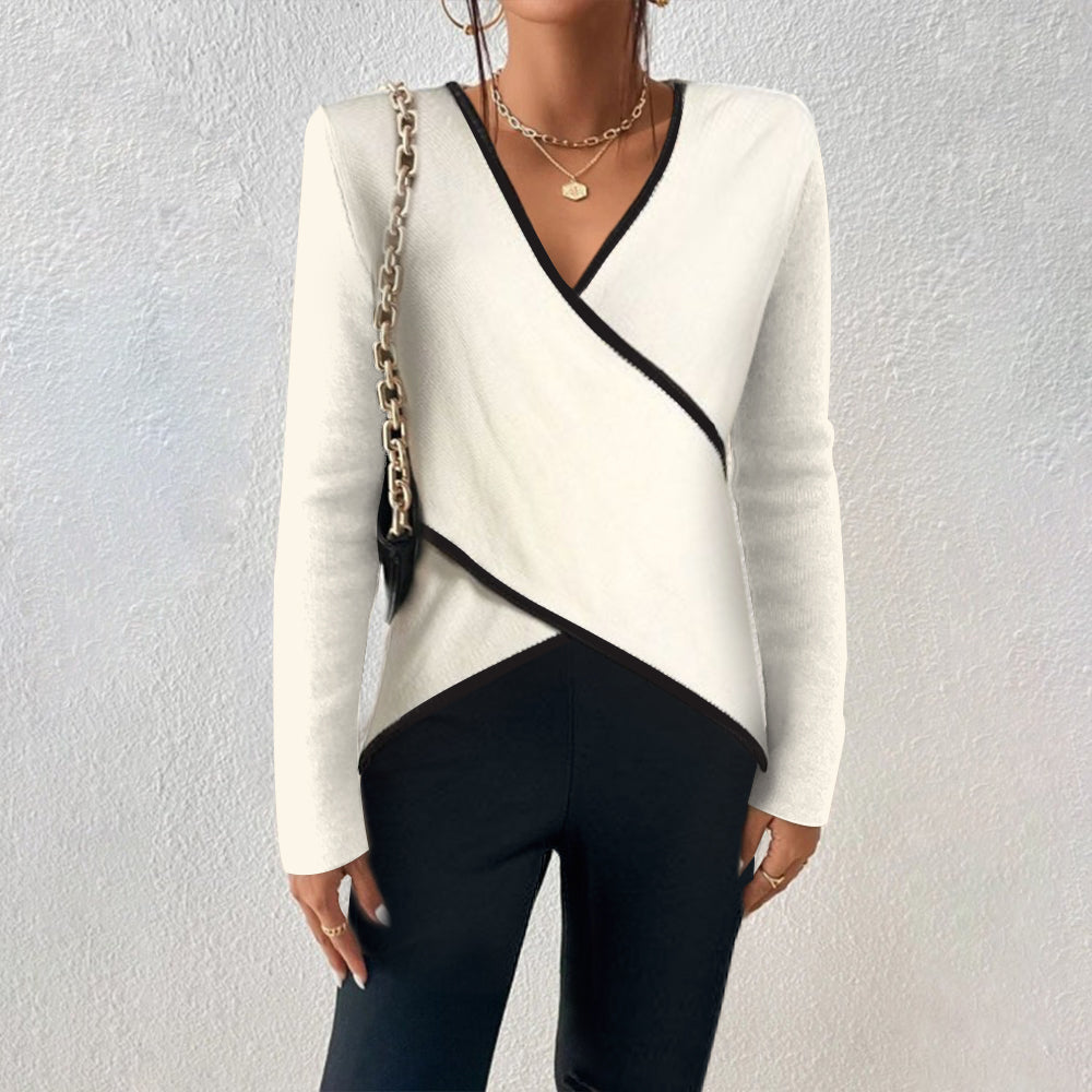 Charlotte™ | Elegant V-neck Sweater