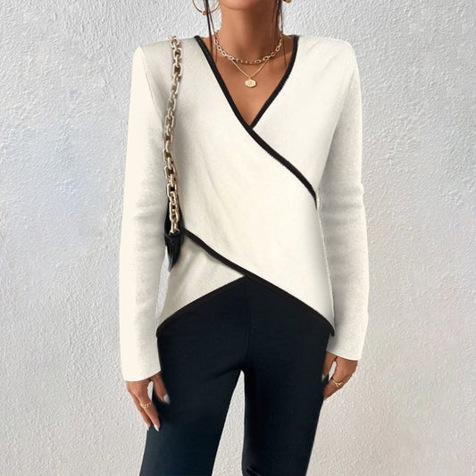 Charlotte™ | Elegant V-neck Sweater
