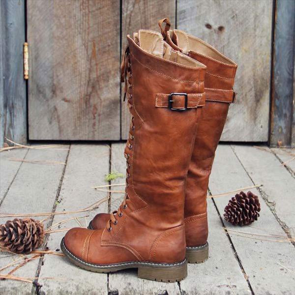 Charlotte™ |  Fashion Low Heel High Cavalier Boots