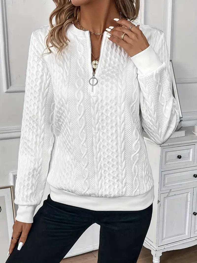 Charlotte™ | Sweater with zipper