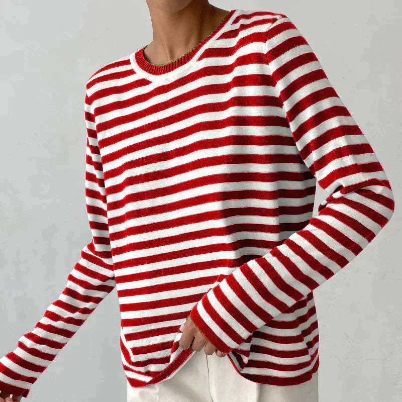 Charlotte™ | Elegant striped jumper