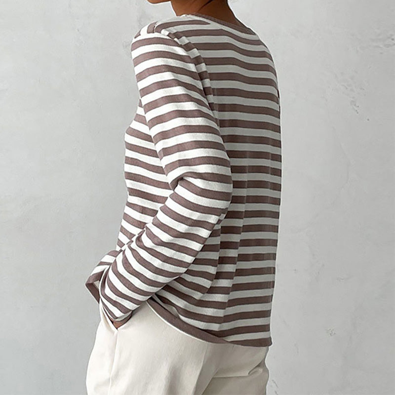 Charlotte™ | Elegant striped jumper