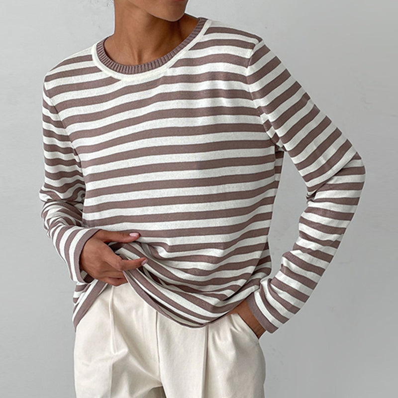 Charlotte™ | Elegant striped jumper