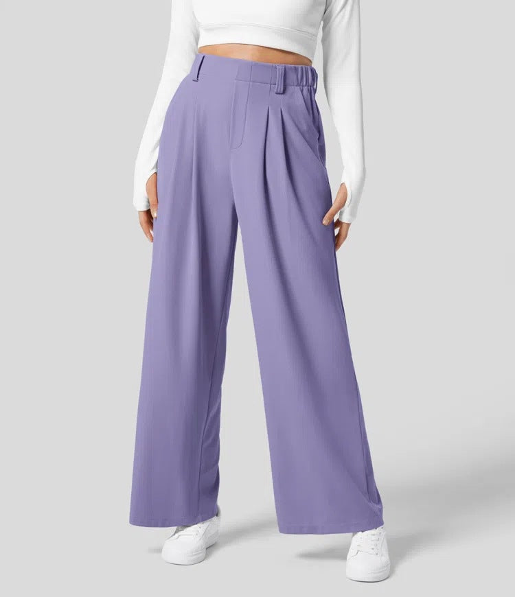 Charlotte™ | Pleated Wide-Leg Trousers