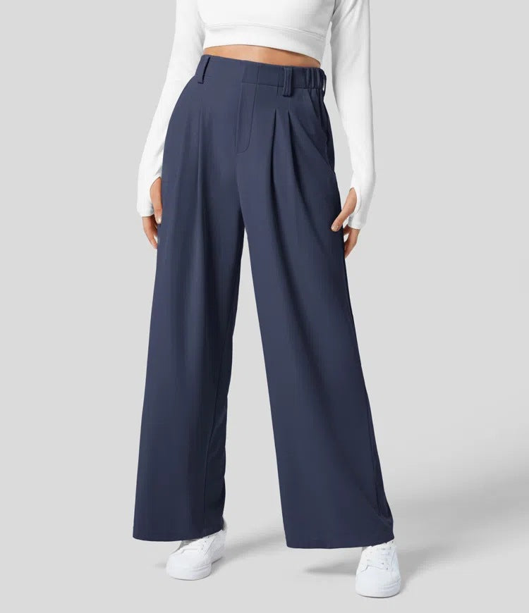 Charlotte™ | Pleated Wide-Leg Trousers