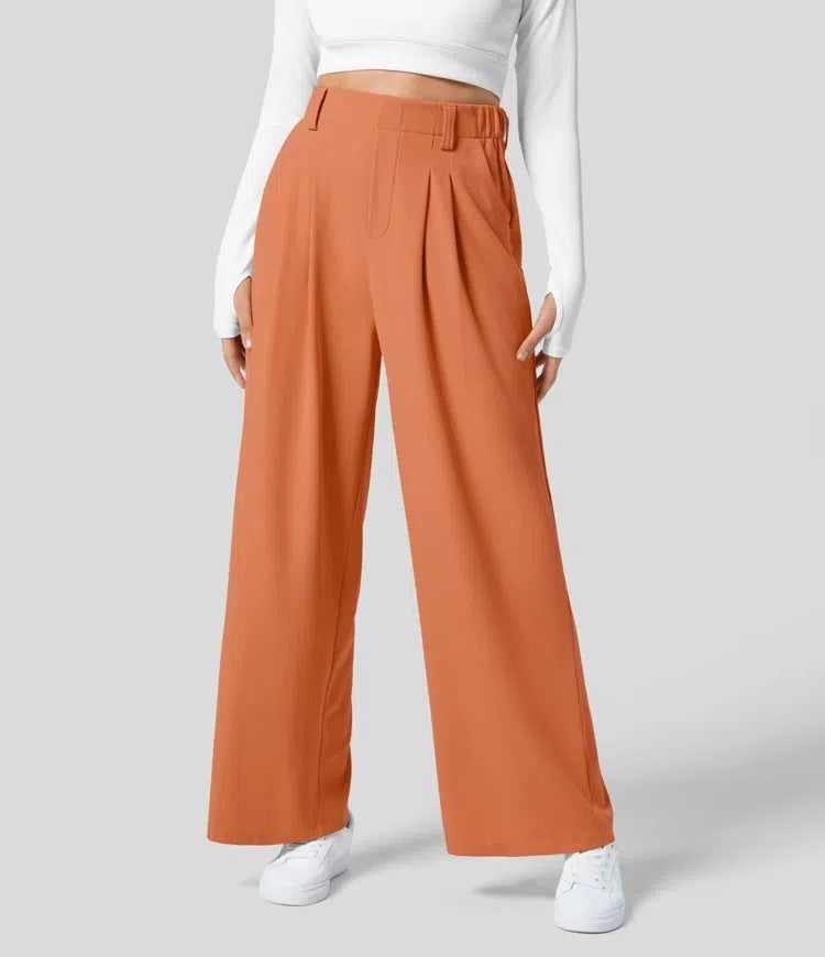 Charlotte™ | Pleated Wide-Leg Trousers