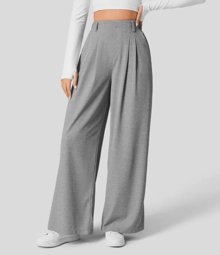 Charlotte™ | Pleated Wide-Leg Trousers