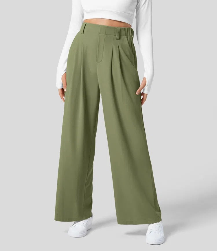 Charlotte™ | Pleated Wide-Leg Trousers