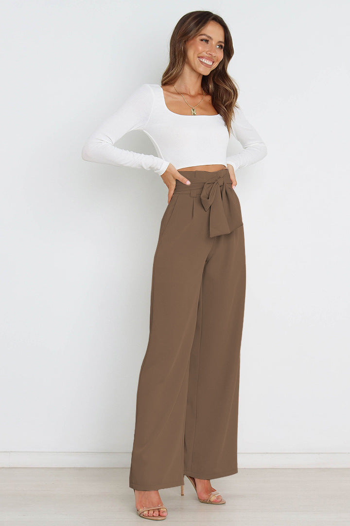 Charlotte™ | High-Waist Paperbag Trousers