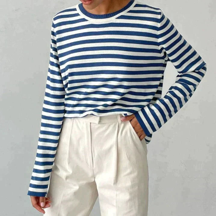 Charlotte™ | Elegant striped jumper