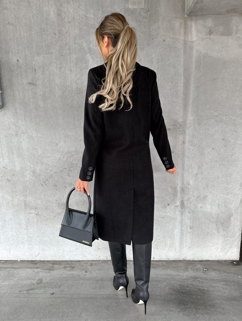 Charlotte™ | Elegant wool long coat