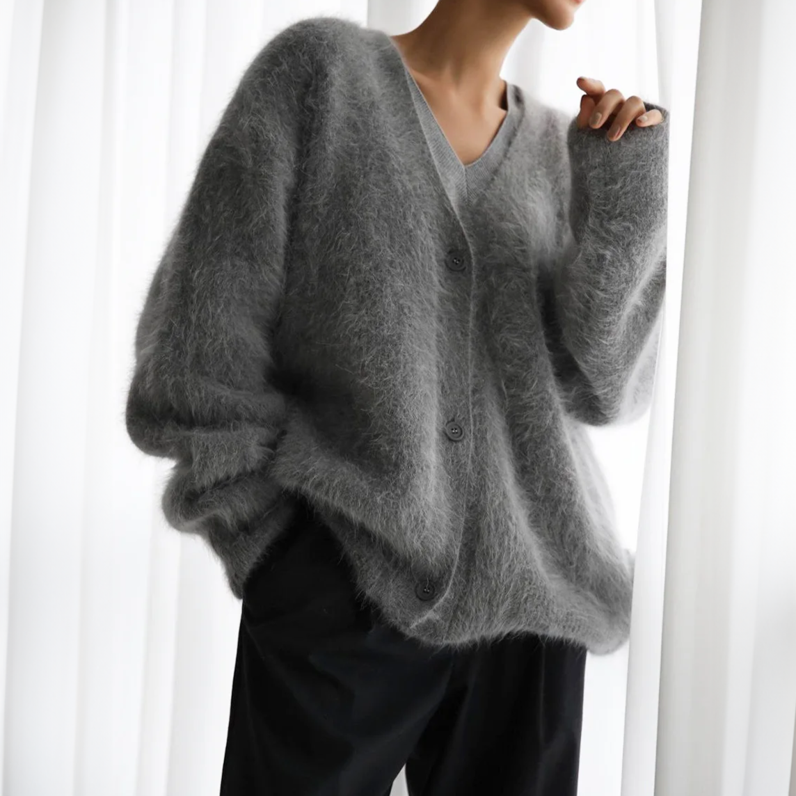 Charlotte™ | SOLID KNITTED CARDIGAN