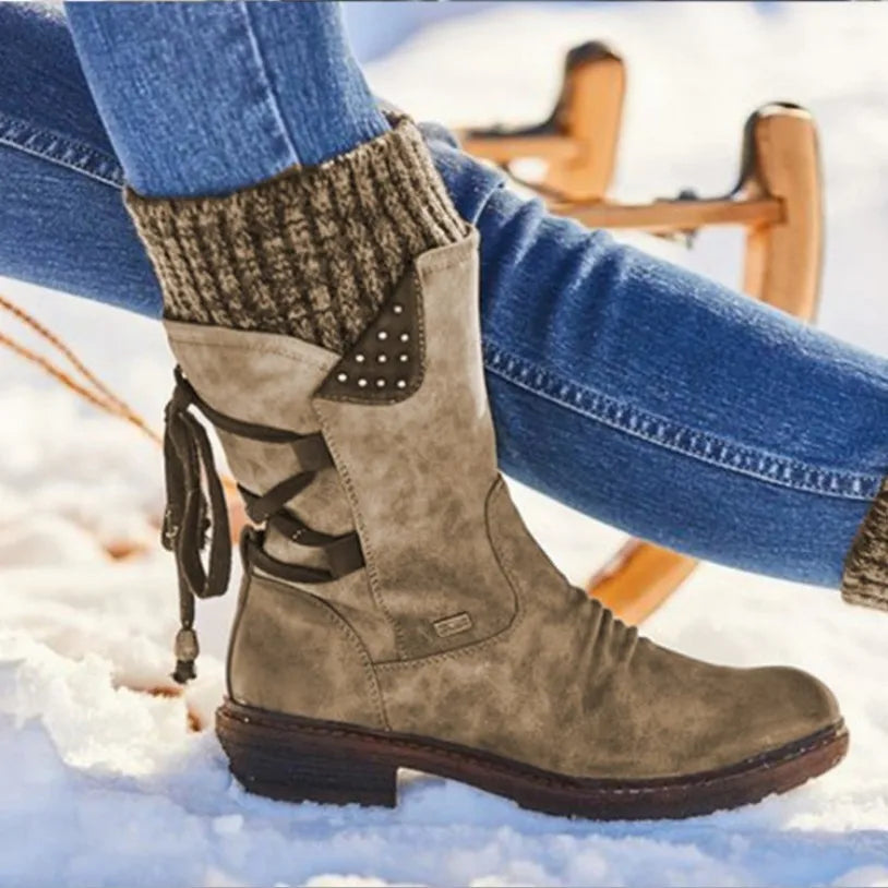 Charlotte™ | Wool Winter Boots with Lower-Back Orthopedic Support