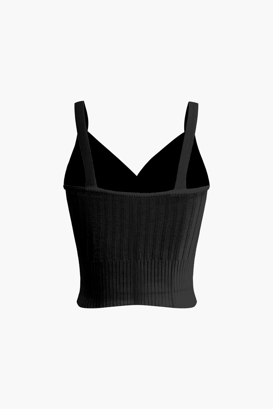 Charlotte™ | Ribbed Wrap Crop Top