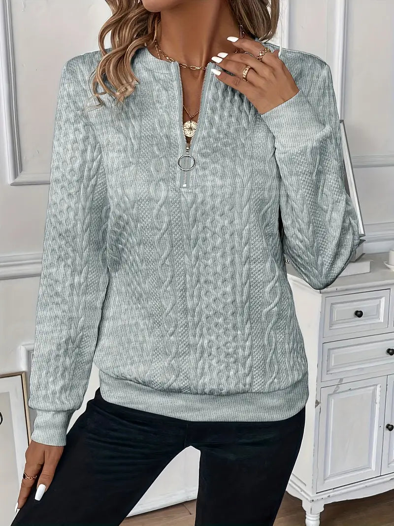 Charlotte™ | Sweater with zipper