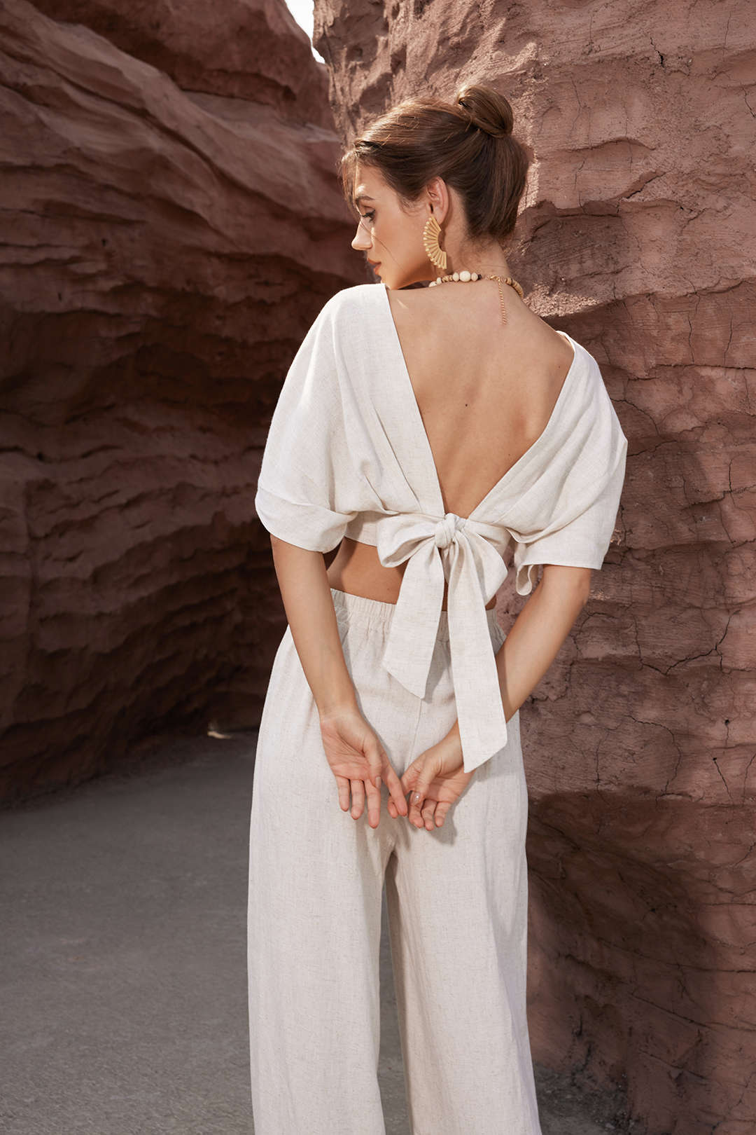 Charlotte™ | Relaxed Fit Gathered Trousers