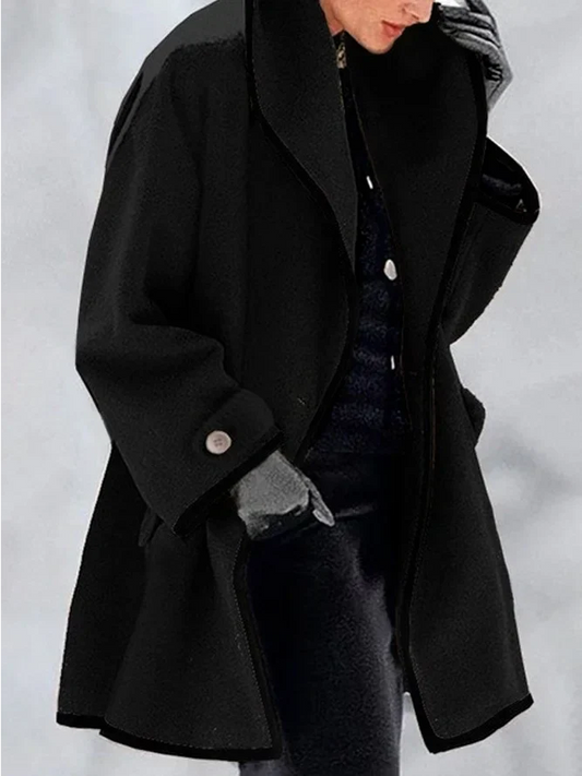 Charlotte™ | Windproof wool shawl collar jacket
